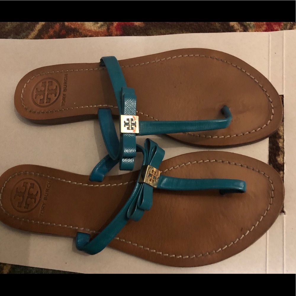 AUTHENTIC TORY BURCH BOW THONG